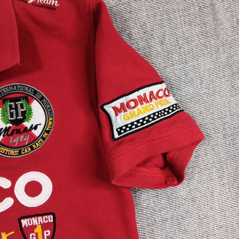 Gazzoil France Monaco Gda Prix Polo Racing Formula 1 Fan Spirit F1 Sz 10 Years - Picture 5 of 16